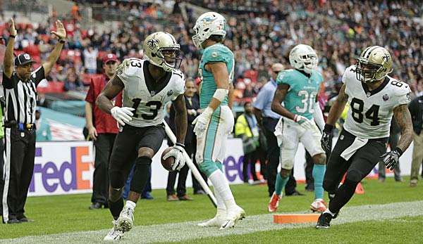 Den Saints reichte in London gegen enttäuschende Dolphins eine durchschnittliche Leistung zum Sieg