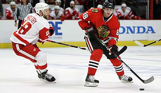 Nach der Taxi-Attacke: Blackhawks-Star Patrick Kane (r.) ist günstig davongekommen 