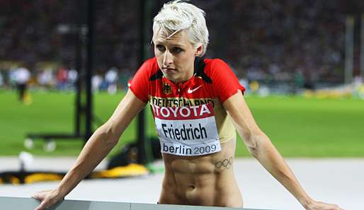 Ariane Friedrich holte bei den Weltmeisterschaften in Berlin die Bronzemedaille