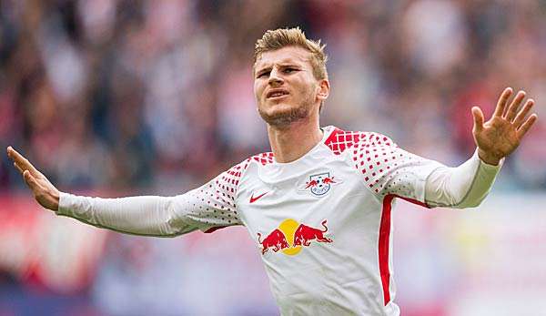 Timo Werner steht im Kader von RB Leipzig für das Spiel gegen Borussia Dortmund