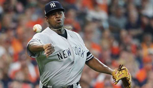 Luis Severino musste gegen die Astros bereits nach 62 Pitches aus dem Spiel