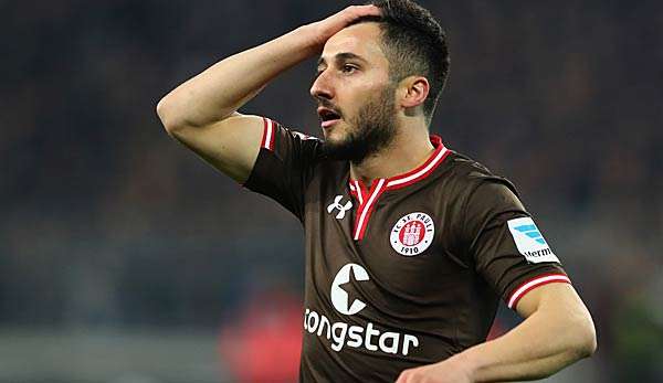 Der FC St. Pauli muss in den kommenden Wochen auf Cenk Sahin verzichten