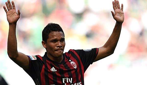 Carlos Bacca ging zwischen 2015 und 2017 drei Jahre lang für den AC Milan auf Torejagd