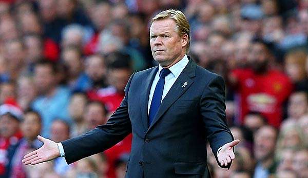 Ronald Koeman trainierte den FC Everton seit Sommer 2016