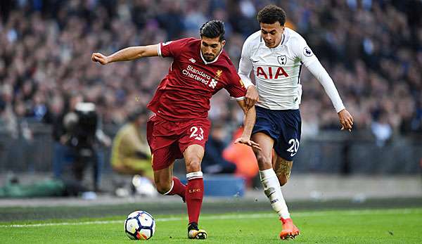 Emre Can im Zweikampf gegen Tottenham Hotspur