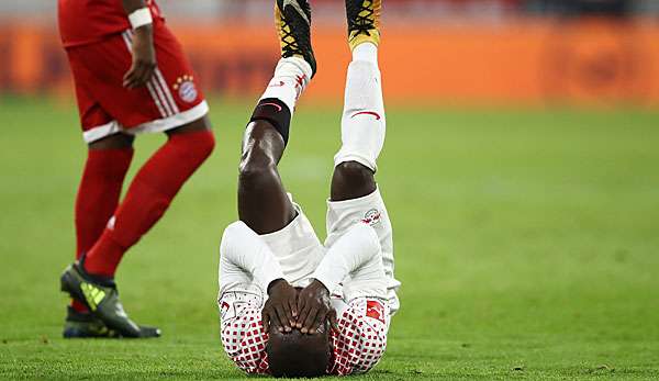 Naby Keita hatte sichtbar Schmerzen