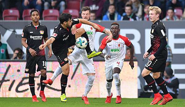 Bayer Leverkusen und der FC Augsburg trennten sich 1:1