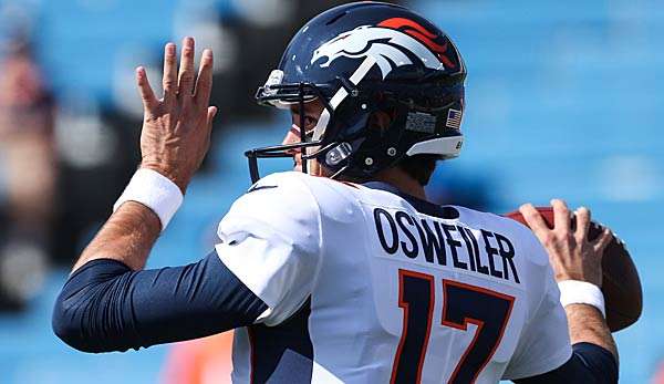 Brock Osweiler ersetzt Trevor Siemian ab sofort als Quarterback der Denver Broncos