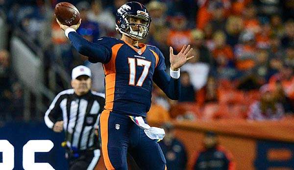 Brock Osweiler ist fast schon zum Siegen verdammt im Heimspiel gegen die Patriots