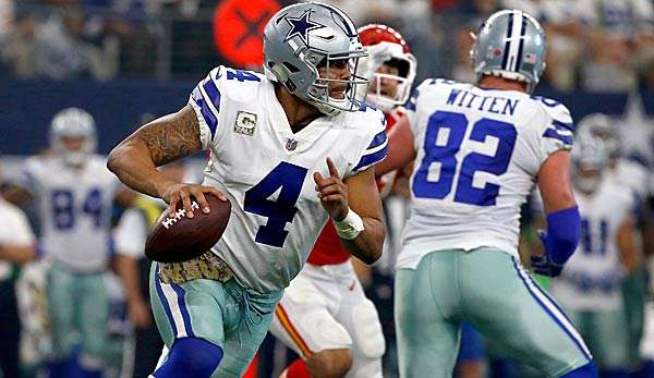 Dak Prescott steht nach der Sperre von Zeke Elliott besonders im Fokus