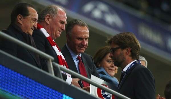 Uli Hoeneß ist offenbar ein Fan des aktuellen Liverpool-Trainers Jürgen Klopp