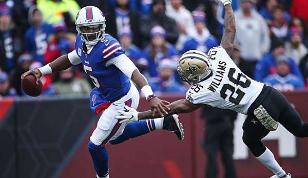 Tyrod Taylor (l.) wird gegen die Saints auf der Bank platznehmen