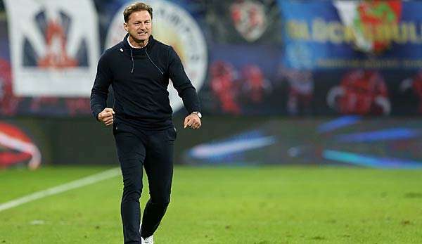 Ralph Hasenhüttl an der Seitenlinie
