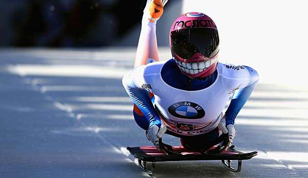 Die Russin Jelena Nikitina ist im Skeleton der Frauen im Moment das Maß aller Dinge
