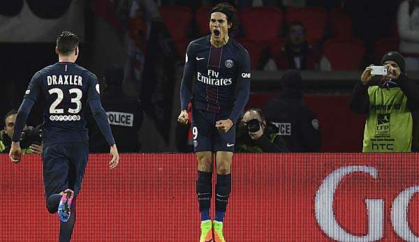 Edinson Cavani spielt für PSG gegen Monaco