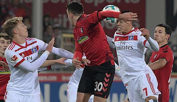 Der Sc Freiburg und der Hamburger SV trennten sich mit einem torlosen Remis 