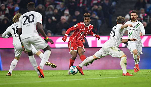 Kingsley Coman hat gegen Hannover 96 überzeugt