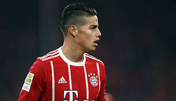 James Rodriguez meldete sich nach seiner Gehirnerschütterung wieder fit und könnte am Samstag schon wieder spielen