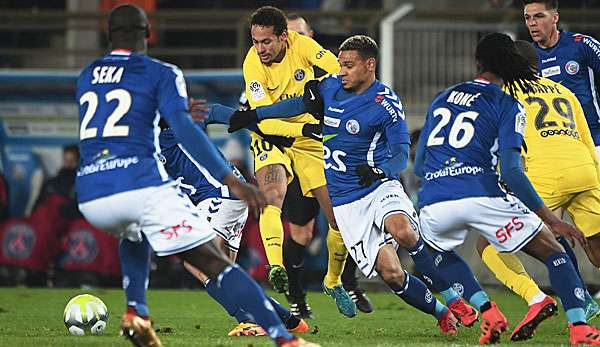PSG hat in Straßburg die erste Saisonpleite in der Liga kassiert