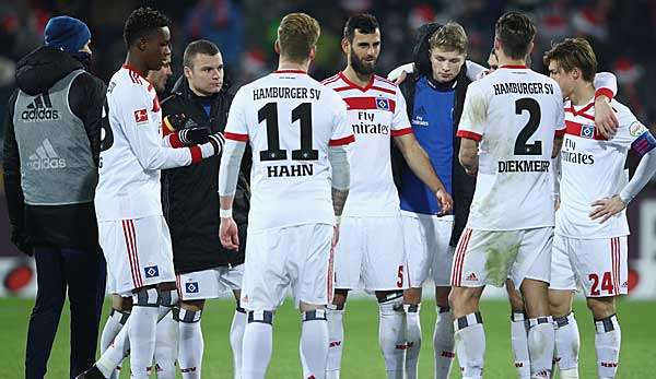 Der HSV steht derzeit auf dem 15. Platz der Bundesliga