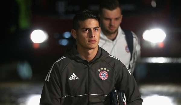 James Rodriguez ist von Real Madrid an den FC Bayern München verliehen