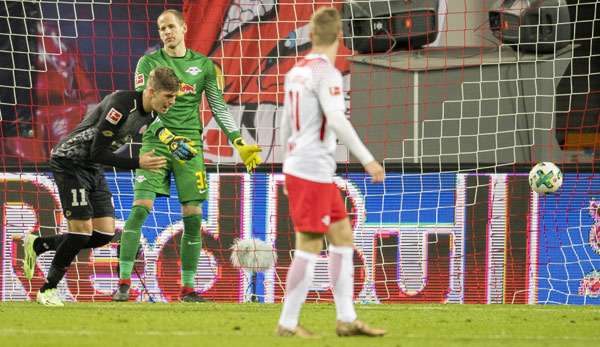 Er kam, sah und traf: Emil Berggreen (l.) beim Ausgleich gegen RB Leipzig