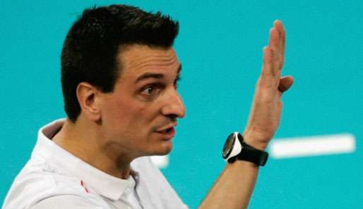 Kein Sieg für sein Team: Trainer Giovanni Guidetti