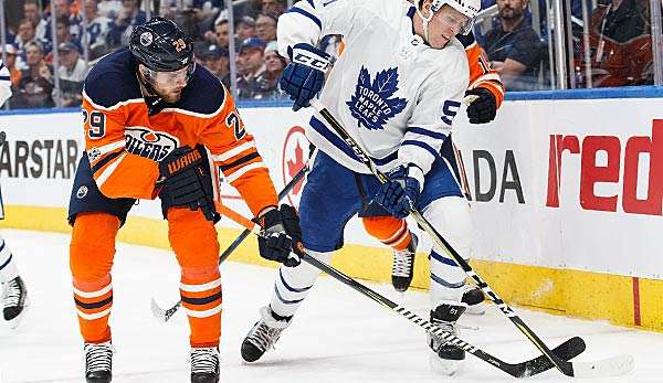 Leon Draisaitl hatte mit seinen Oilers auch gegen die Maple Leafs keine Chance