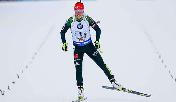 Laura Dahlmeier sieht sich auf dem richtigen Weg