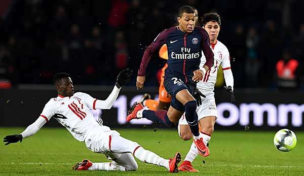 Kylian Mbappe lieferte einen starken Sprint ab