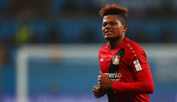 Leon Bailey von Bayer Leverkusen wird wohl vom FC Chelsea umworben