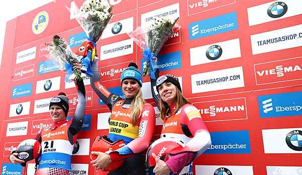 Natalie Geisenberger gewann in Lake Placid