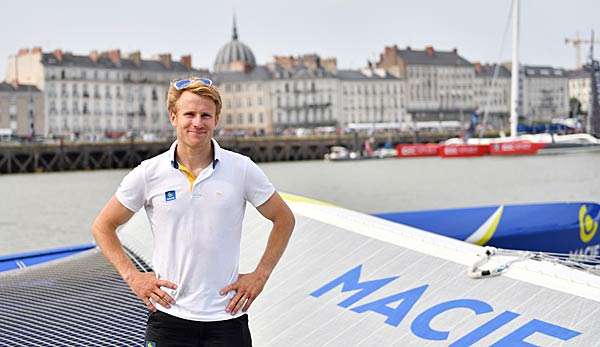 Francois Gabart vor dem Start