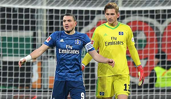 Der HSV hat bei Pollersbecks Debüt als Stammkeeper 0:1 beim FC Augsburg verloren