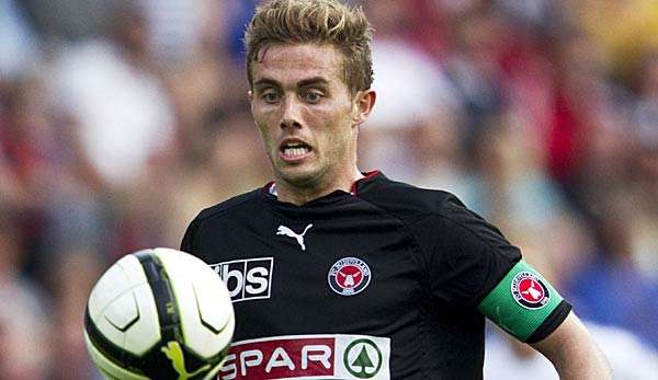 Andreas Poulsen spielt für den FC Midtjylland in Dänemark