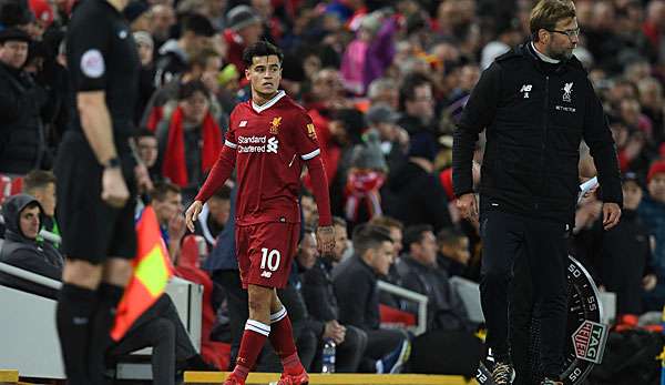 Gehen in Zukunft wohl getrennte Wege: Philippe Coutinho und Liverpool-Trainer Jürgen Klopp