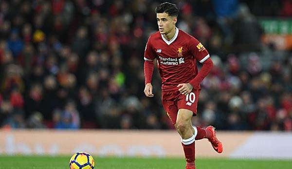 Phillippe Coutinho mit dem Ball für den FC Liverpool