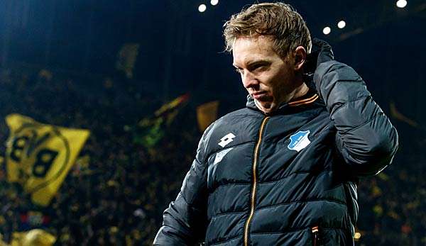 Julian Nagelsmann an der Seitenlinie der TSG