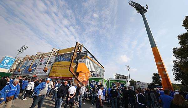 Das altehrwürdige Stadion am Böllenfalltor wird umgebaut