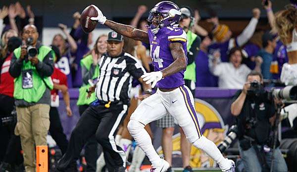 Auf dramatische Art und Weise setzten sich die Minnesota Vikings um Stefon Diggs in den Divisional Playoffs gegen die New Orleans Saints durch. 