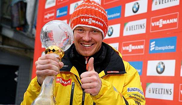 Felix Loch gewinnt den Gesamtweltcup im Rodel-Einsitzer.