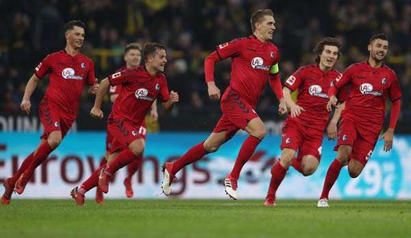 Der SC Freiburg ist seit neun Spielen in der Bundesliga ungeschlagen.