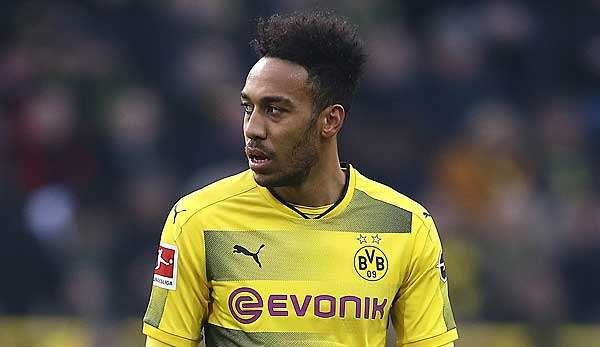 Pierre-Emerick Aubameyang wird gegen Everton wohl ausfallen.