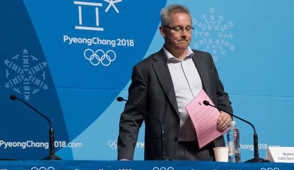 CAS-Generalsekretär Mathieu Reeb gab die Entscheidung bekannt.