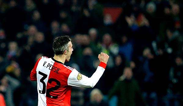 Nach 13 Jahren: Robin van Persie trifft wieder für Feyenoord.