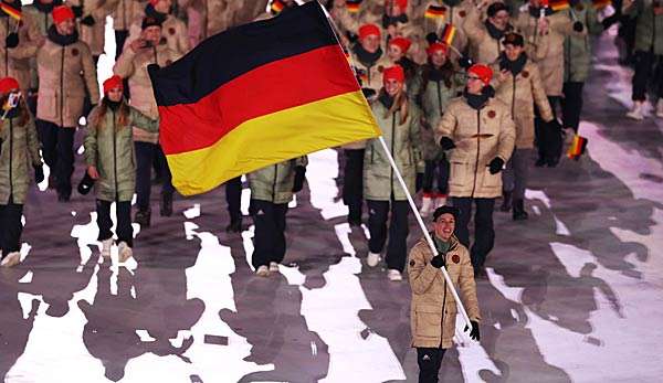 Fahnenträger Eric Frenzel: "Werde mich ein Leben lang daran erinnern."