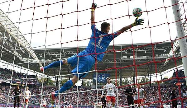 Eintracht Frankfurt gegen RB Leipzig.