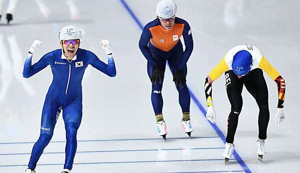Lee Seung Hoon hat sich zum ersten Olympiasieger im Massenstart gekürt.