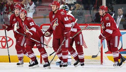 Die Phoenix Coyotes erreichten zuletzt in der Saison 01/02 die NHL-Playoffs