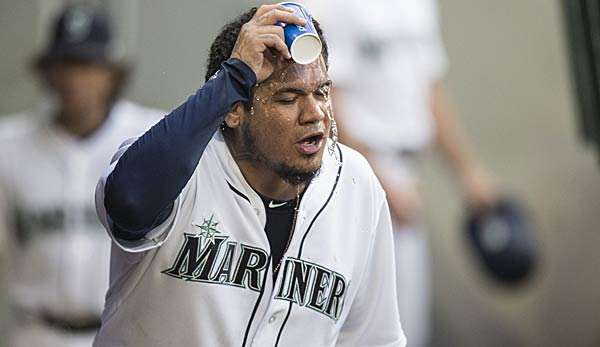 Felix Hernandez musste das Spiel seiner Mariners gegen die Cubs verletzt verlassen.